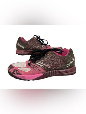 Reebok CrossFit Nano 5.0 Womens Size 9 Training Sneakers Shoes Pink Black